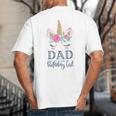 Unicorn Dad Of The Birthday Girl Shirt Matching Party Tee Big And Tall Men's T-Shirt Back Print Unicorn Dad Of The Birthday Girl Shirt Matching Party Tee Big And Tall Men's T-Shirt Back Print