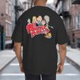 American Dad Show Logo With Family Cartoon Big And Tall Men's T-Shirt Back Print