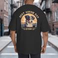 Aussie DAD Australian Shepherd Big And Tall Men's T-Shirt Back Print