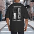 ON BACK I Have Two Titles Dad Bonus Dad Fathers Day Step Dad Big And Tall Men's T-Shirt Back Print ON BACK I Have Two Titles Dad Bonus Dad Fathers Day Step Dad Big And Tall Men's T-Shirt Back Print
