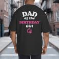 Barbie Dad Of The Birthday Girl Small Big And Tall Men's T-Shirt Back Print