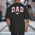 Baseball Dad Shirt Baseball Player Game Day Father's Day Big And Tall Men's T-Shirt Back Print