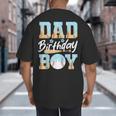 Baseball Ice Cream Drip Dad Of The Birthday Boy Baseball Big And Tall Men's T-Shirt Back Print