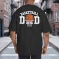 Basketball Dad Big And Tall Men's T-Shirt Back Print Basketball Dad Big And Tall Men's T-Shirt Back Print