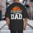 Basketball Dad Basketball Player Game Day Father's Day Big And Tall Men's T-Shirt Back Print