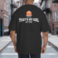 Basketball For Mom & Dad That's My Girl T-Shirt Big And Tall Men's T-Shirt Back Print Basketball For Mom & Dad That's My Girl T-Shirt Big And Tall Men's T-Shirt Back Print
