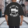BBQ Pit Reverse Flow Smoker Accessory Dad Grill Big And Tall Men's T-Shirt Back Print