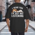 Beagle For Men Women Dad Mom Beagle Dog Lovers Big And Tall Men's T-Shirt Back Print