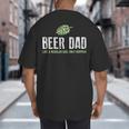 Beer Dad Shirt Cute Hops Drinking Big And Tall Men's T-Shirt Back Print Beer Dad Shirt Cute Hops Drinking Big And Tall Men's T-Shirt Back Print