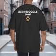 Bernedoodle Dad & Kids Tee Fathers Day T-Shirt Big And Tall Men's T-Shirt Back Print
