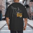 Best Bunny Dad Ever Rabbit Daddy Bunny Father Bunny Big And Tall Men's T-Shirt Back Print
