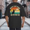 Best Cat Dad Ever Cat Lover Kitten Owner Kitty Big And Tall Men's T-Shirt Back Print Best Cat Dad Ever Cat Lover Kitten Owner Kitty Big And Tall Men's T-Shirt Back Print