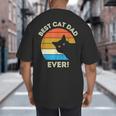 Best Cat Dad Ever Men Big And Tall Men's T-Shirt Back Print Best Cat Dad Ever Men Big And Tall Men's T-Shirt Back Print