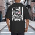 Best Cluckin' Dad Ever Chicken Lover Graphic Tees Cotton Polyester Casual Graphic Small Crew Neck Short Sleeve Big And Tall Men's T-Shirt Back Print