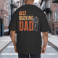 Best Rucking Dad Ruck Backpack Rucksack Workout Rucking Big And Tall Men's T-Shirt Back Print