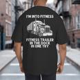 Best Truck Driver Art For Men Dad Women Trucking CDL Trucker Big And Tall Men's T-Shirt Back Print
