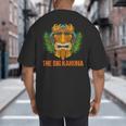 The Big Kahuna Hawaiian Tiki Dad Boss T-Shirt Big And Tall Men's T-Shirt Back Print