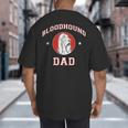 Bloodhound Dad Dog Father Big And Tall Men's T-Shirt Back Print Bloodhound Dad Dog Father Big And Tall Men's T-Shirt Back Print