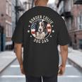 Border Collie Dog Owner For Men Border Collie Dad Big And Tall Men's T-Shirt Back Print