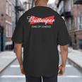 Buttwiper New Dad Beer Inspired Diaper Shower Big And Tall Men's T-Shirt Back Print