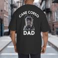 Cane Corso Dad Italian Mastiff T-Shirt Big And Tall Men's T-Shirt Back Print