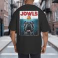 Cane Corso Jowls Top Drool Burger Dog Mom Dog Dad Big And Tall Men's T-Shirt Back Print