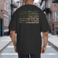 You Can’t Scare Me I Have A Daughter Father’s Day Dad Big And Tall Men's T-Shirt Back Print