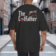 The Cat Father Cat Dad Feline Father Kitten Dad Big And Tall Men's T-Shirt Back Print