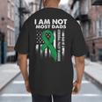 Cerebral Palsy CP Awareness Most Dads Warrior Survivor DA1 Big And Tall Men's T-Shirt Back Print