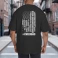 Cheer Dad Bodyguard Family Father Cheerleader Squad Big And Tall Men's T-Shirt Back Print