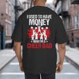Cheer Dad Cheerleading Fathers Day Big And Tall Men's T-Shirt Back Print