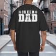 Cheer Dad Cheer Leading Cheer Leading Men Dad Fathers Day Big And Tall Men's T-Shirt Back Print
