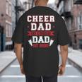 Cheer Dad Like A Regular Dad But Broke Cheerleader Dad Big And Tall Men's T-Shirt Back Print Cheer Dad Like A Regular Dad But Broke Cheerleader Dad Big And Tall Men's T-Shirt Back Print