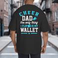 Cheer Dad Shirt Cheerleader Dad Cheerleading Competition Men Big And Tall Men's T-Shirt Back Print
