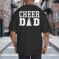 Cheerleading Dad Apparel For Cheer Dad Big And Tall Men's T-Shirt Back Print