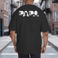 Chess Father Dad Chess Father T-Shirt Big And Tall Men's T-Shirt Back Print