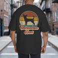 Chihuahua Dad Dog Lover Men Chihuahua Dog Vintage Big And Tall Men's T-Shirt Back Print