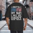 Cool I Get My Daddy Back Today Military Child Small Big And Tall Men's T-Shirt Back Print Cool I Get My Daddy Back Today Military Child Small Big And Tall Men's T-Shirt Back Print