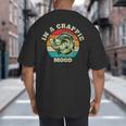 In A Crappie Mood Retro Fishing Sarcastic Dad Big And Tall Men's T-Shirt Back Print