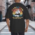 Cute Dadacorn Like A Normal Dad Only More Awesome Daddy Big And Tall Men's T-Shirt Back Print