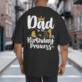 Dad Of The 1st Birthday Princess Girl 1 Years Old B-Day Big And Tall Men's T-Shirt Back Print