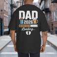 Dad 2026 Loading Expecting New Baby Announcement Men Big And Tall Men's T-Shirt Back Print