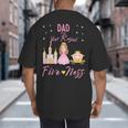 Dad 5th Birthday Her Royal Fiveness Princess Matching Big And Tall Men's T-Shirt Back Print
