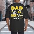 Dad Of The Bee Day Girl Hive Party Matching Birthday Sweet Big And Tall Men's T-Shirt Back Print Dad Of The Bee Day Girl Hive Party Matching Birthday Sweet Big And Tall Men's T-Shirt Back Print
