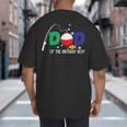 Dad Of The Big One Fishing Boy First Birthday Ofishally Big And Tall Men's T-Shirt Back Print