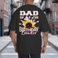 Dad Of The Birthday Bowler Kid Bowling Party Big And Tall Men's T-Shirt Back Print