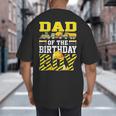 Dad Of The Birthday Boy Construction Truck Big And Tall Men's T-Shirt Back Print