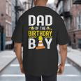 Dad Of The Birthday Boy Construction Worker Bday Big And Tall Men's T-Shirt Back Print