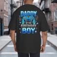 Dad Of The Birthday Boy Cool Gamer Video Game Birthday Big And Tall Men's T-Shirt Back Print