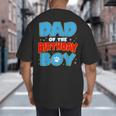 Dad Of The Birthday Boy Dog Lover Birthday Family Big And Tall Men's T-Shirt Back Print